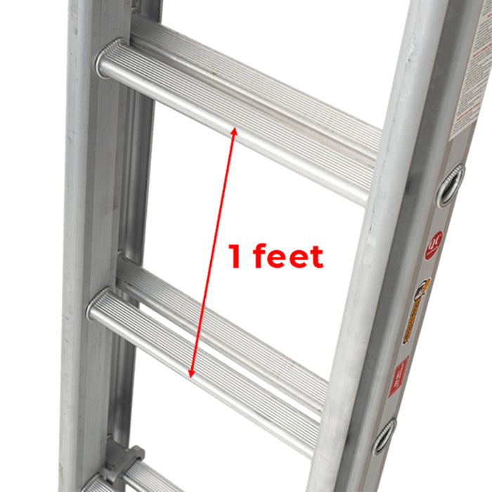 Aluminium Triple Extension Ladder SI-DEL312 ALUCLASS - ALUCLASS MY