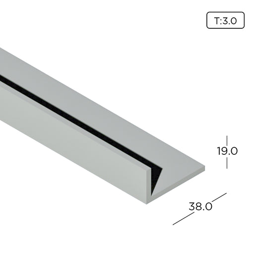 Aluminium Equal Angle AN381930 Aluminium Extrusion Profiles ALUCLASS - ALUCLASS MY