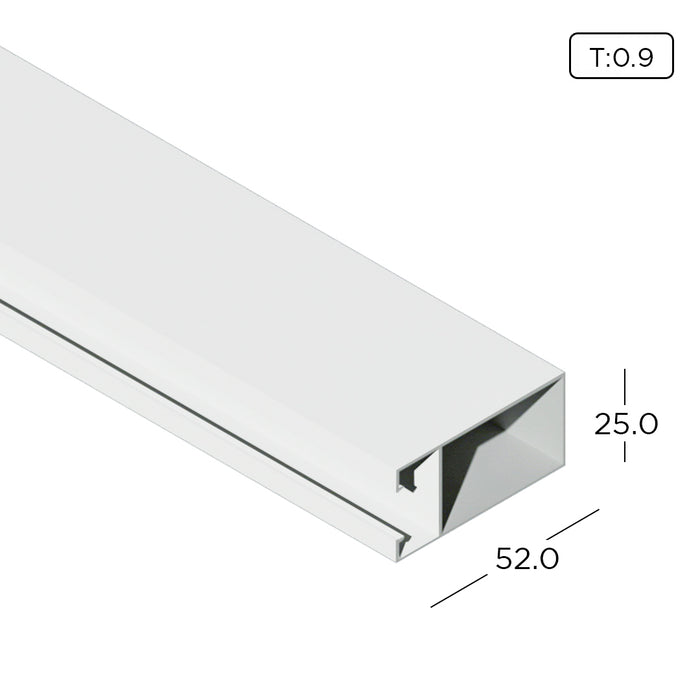 Aluminum Extrusion Economy Sliding Door Profile Thickness 0.90mm KD3136 ALUCLASS - ALUCLASS MY