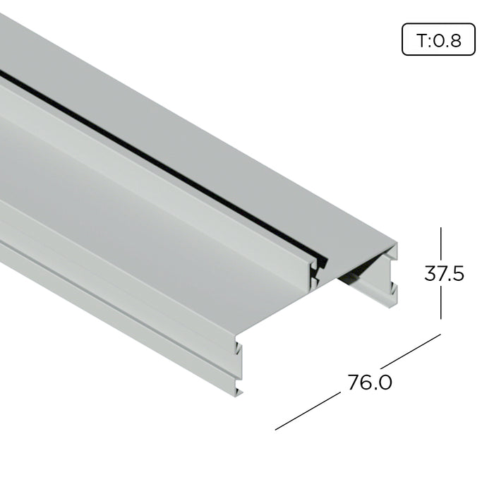 Aluminium Partition KP1045 Aluminium Door Jamb/ Door Frame Profile ALUCLASS - ALUCLASS MY