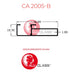 Aluminium Kitchen Cabinet & Wardrobe Profile CA2005-B Aluminium Extrusion Profiles ALUCLASS - ALUCLASS MY