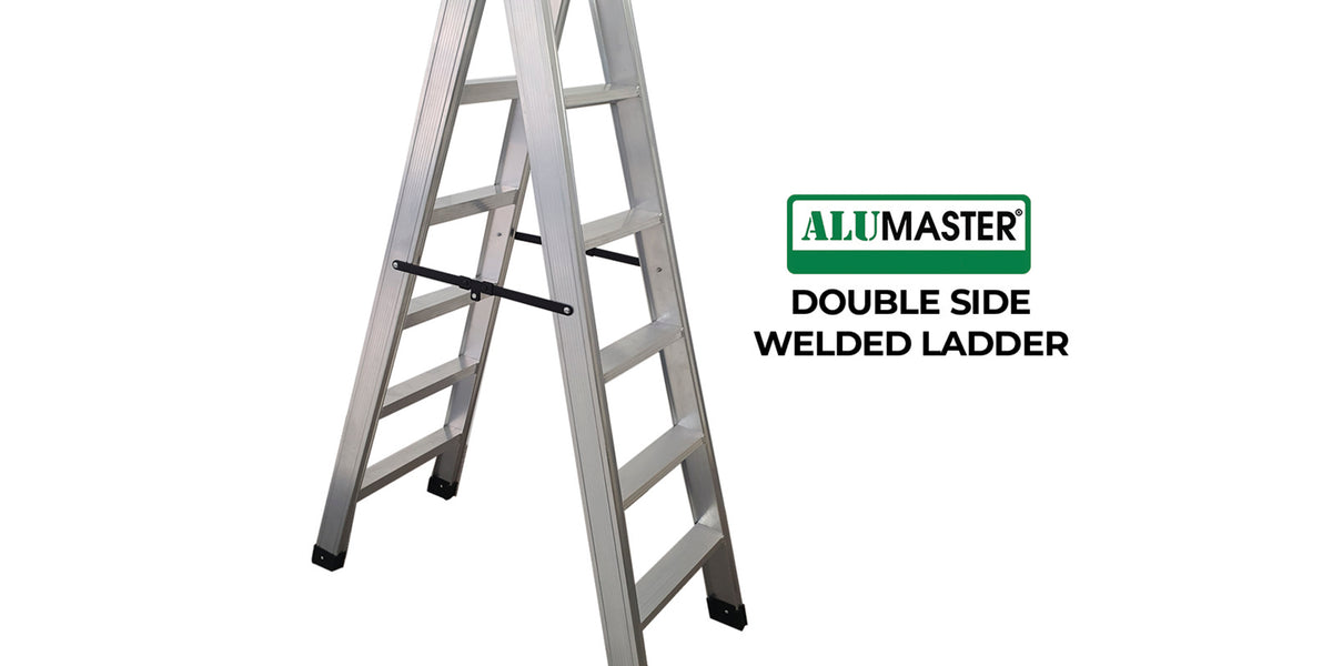 Alumaster Heavy Duty Double Side Welded Ladder — ALUCLASS MY
