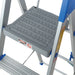 Aluminium 4 Steps Working Tray Ladder AL-WTL04 ALUCLASS - ALUCLASS MY