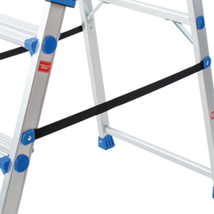Aluminium 3 Steps Working Tray Ladder AL-WTL03 ALUCLASS - ALUCLASS MY
