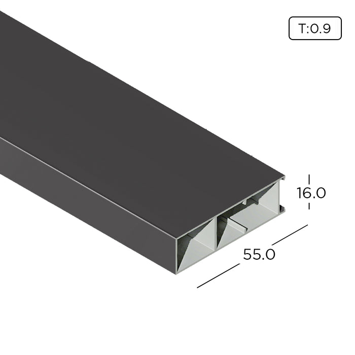 Aluminium Extrusion AM Kitchen Cabinet/ Wardrobe Carcass Front Profile Thickness 0.90mm AM1001-A ALUCLASS - ALUCLASS MY
