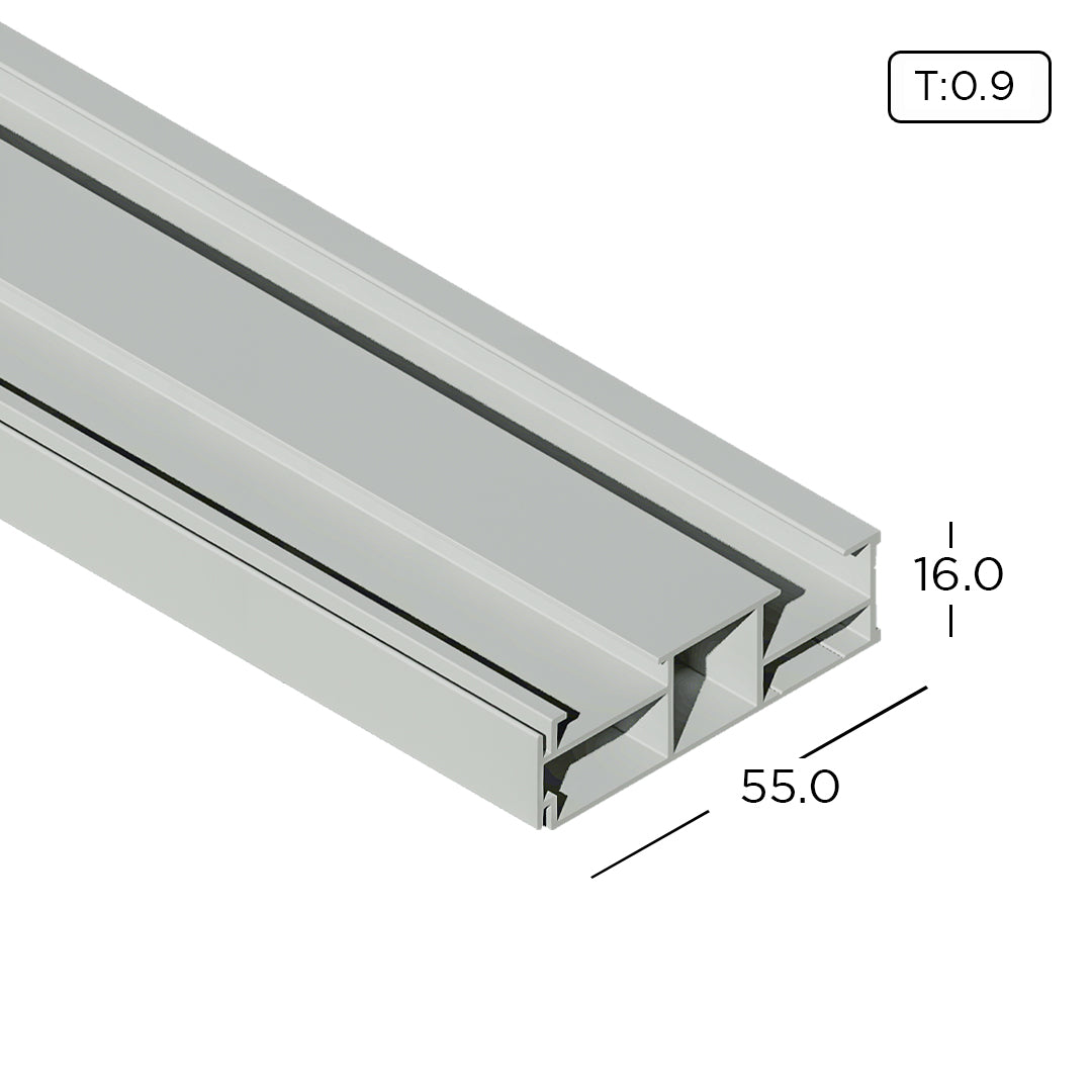 Aluminium Extrusion AM Kitchen Cabinet Carcass Backing Profile (Adj Sh ...