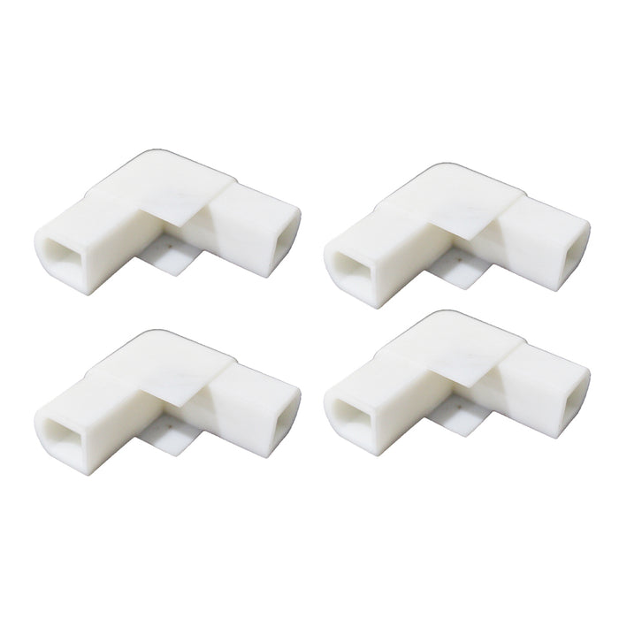 (Bundle 4 Pcs) ECO Corner Bracket for Aluminium Profile AM1017-A. AM-1017-06(PG) AM-1017-07(PF)