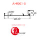 Aluminium Eco Cabinet Profile AM1031-B ALUCLASS - ALUCLASS MY