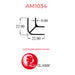 Aluminium Eco Cabinet Profile AM1034 ALUCLASS - ALUCLASS MY