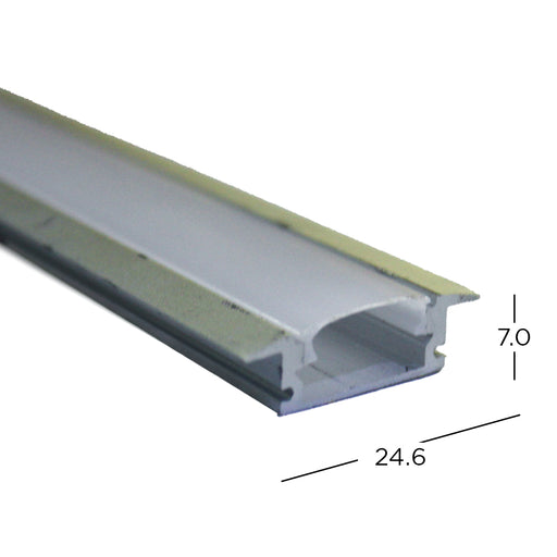 ⭐Cutting Required⭐ Aluminium LED Casing ALUCLASS AM-1515 LED CASING (BK)-3M/ AM-1515 LED CASING (WH)-3M/ AM-1616 LED CASING (BK)-3M/ AM-1616 LED CASING (WH)-3M/ AM-1707 LED CASING (BK)-3M/ AM-1707 LED CASING (WH)-3M - ALUCLASS MY