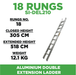 Aluminium Double Extension Ladder SI-DEL210 ALUCLASS - ALUCLASS MY
