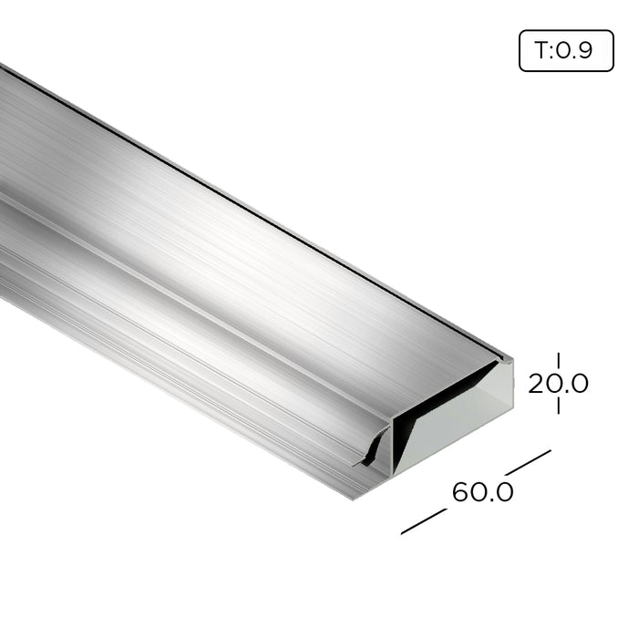 Aluminium Extrusion Kitchen Cabinet/ Wardrobe Door Profile Thickness 0.90mm CA2009-A ALUCLASS (Euro Classic 5G Door)