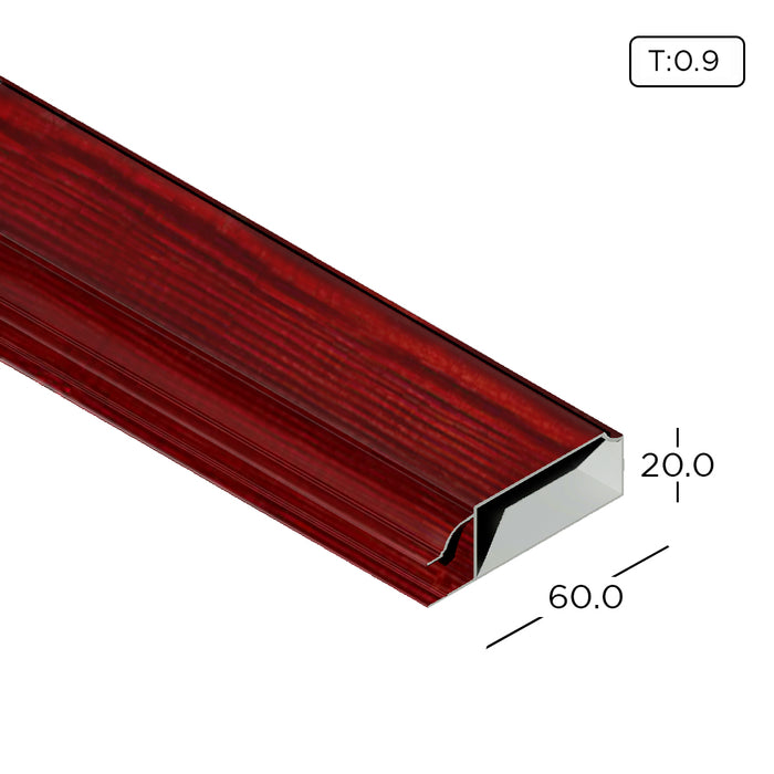 Aluminium Extrusion Kitchen Cabinet/ Wardrobe Door Profile Thickness 0.90mm CA2009-A ALUCLASS (Euro Classic 5G Door)