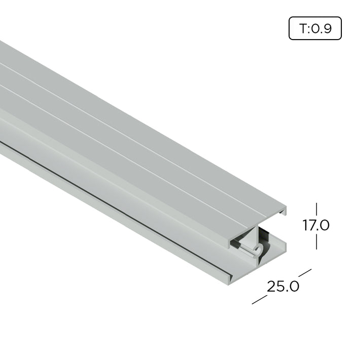Aluminium Extrusion Window Divider (Sliding Window Economy) Profile Thickness 0.90mm KW1515-E ALUCLASS - ALUCLASS MY