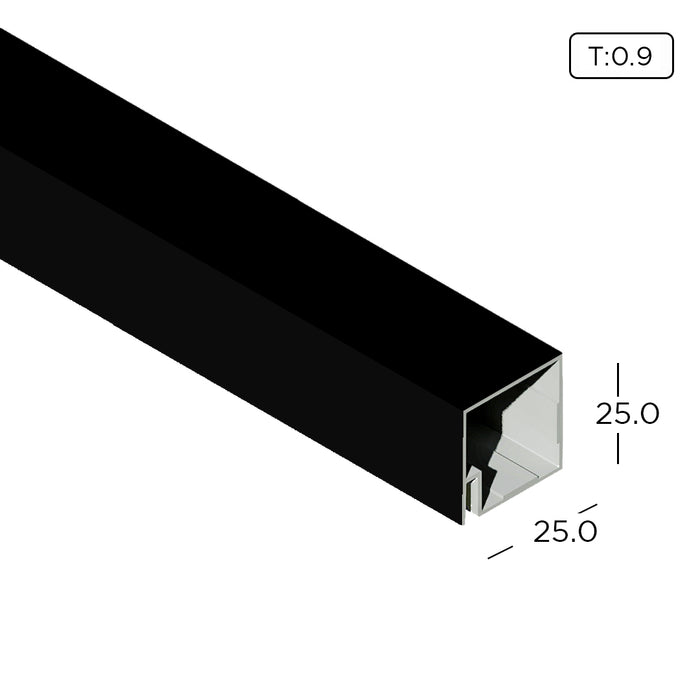 Aluminium Eco Cabinet Profile Thickness 0.90mm MB1008-A ALUCLASS