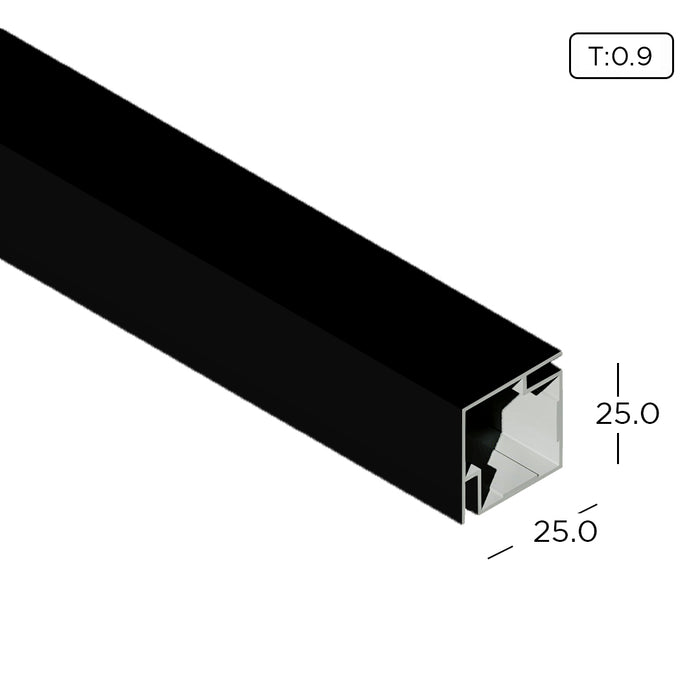 Aluminium Eco Cabinet Profile Thickness 0.90mm MB1009 ALUCLASS
