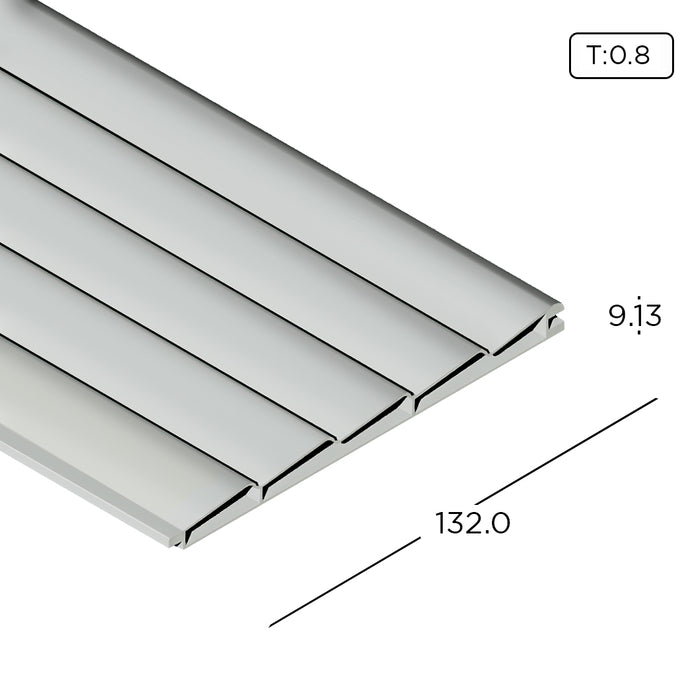 Aluminium Extrusion Kitchen Cabinet/ Wardrobe MYE Classic Front Panel Profile Thickness 0.80mm MYJJ0021 ALUCLASS (Euro Classic 5G Door)