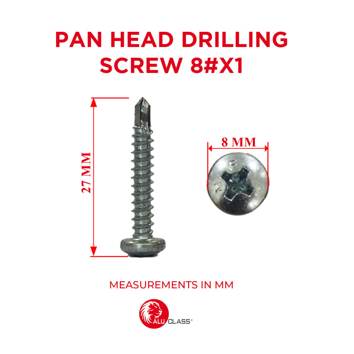 Pan Head Drilling 8#X1 - ALUCLASS MY