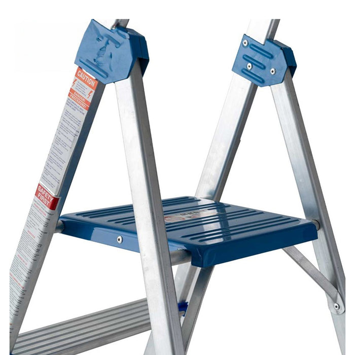 6 Steps Aluminium Queen Ladder With Handrail ALUCLASS (QL06) - ALUCLASS MY