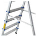 6 Steps Aluminium Queen Ladder With Handrail ALUCLASS (QL06) - ALUCLASS MY