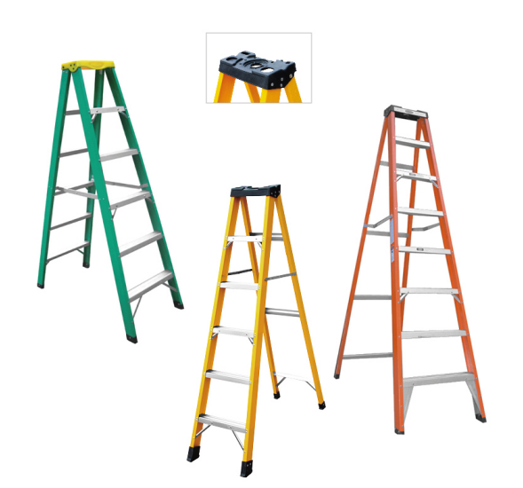 ✨READY STOCK✨Aluclass Fibreglass Single-sided Ladder (8 Steps) AL-FGL159-8S ALUCLASS