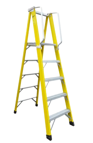 ✨READY STOCK✨Aluclass Handrail Fibreglass FRP Platform Ladder (5 Steps Double Side) AL-FGL258-5S ALUCLASS