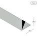 1.5" x 1.5" Aluminium Extrusion Equal Angle Profile Thickness 2.50mm AN1212-2 ALUCLASS - ALUCLASS MY