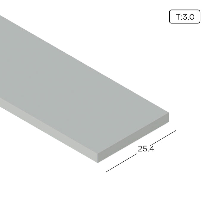 Aluminium Extrusion Flat-Bar Profile FB08-3 Thickness 3.00mm ALUCLASS - ALUCLASS MY