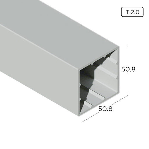 Aluminium Extrusion Fencing Profile Thickness 2.00mm FC1021 ALUCLASS - ALUCLASS MY