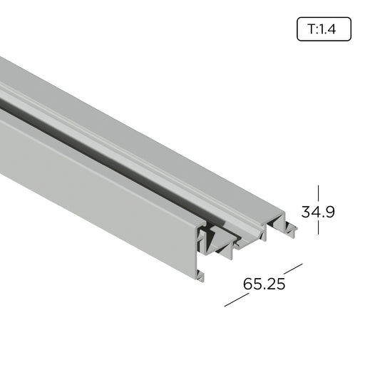 Aluminium Extrusion Folding Door Profile Thickness 1.40mm FD1009 ALUCLASS - ALUCLASS MY
