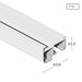 Aluminium Extrusion Bi-Fold Door Profile Thickness 1.10mm FD2001 ALUCLASS - ALUCLASS MY
