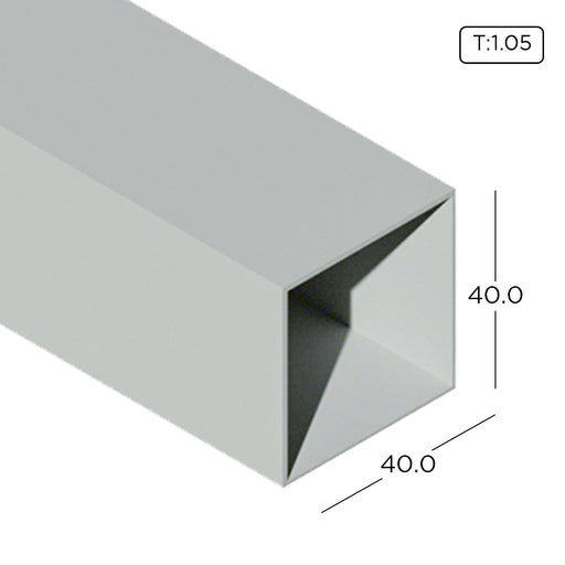 Aluminium Rectangle Hollow Section HB1313-1 Aluminium Extrusion Profiles ALUCLASS - ALUCLASS MY