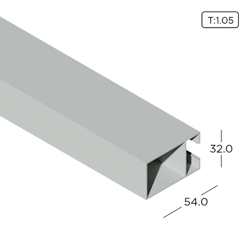 Aluminum Extrusion Standard Sliding Door Profile Thickness 1.05mm KD1136 ALUCLASS - ALUCLASS MY