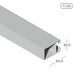Aluminum Extrusion Standard Sliding Door Profile Thickness 1.05mm KD1136 ALUCLASS - ALUCLASS MY