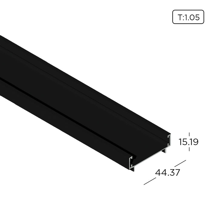 Aluminum Extrusion Standard Sliding Door Profile Thickness 1.05mm KD1138 ALUCLASS - ALUCLASS MY