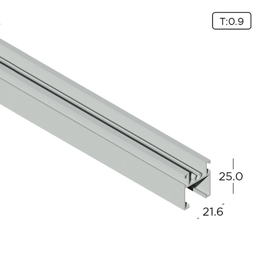 Aluminum Extrusion Economy Sliding Door Profile Thickness 0.90mm KD3134-2 ALUCLASS - ALUCLASS MY