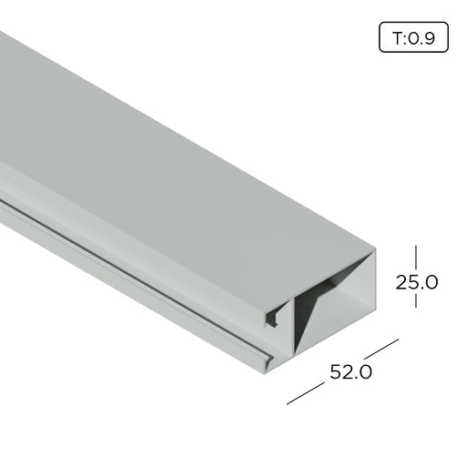 Aluminum Extrusion Economy Sliding Door Profile Thickness 0.90mm KD3136 ALUCLASS - ALUCLASS MY