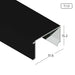 Aluminium Extrusion Shopfront Profile Thickness 1.00mm KS3903 ALUCLASS - ALUCLASS MY