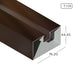 Aluminium Extrusion Shopfront Profile Thickness 1.05mm KS3907 ALUCLASS - ALUCLASS MY