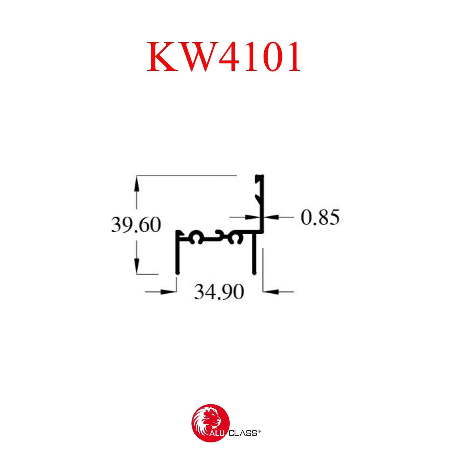 Aluminium Extrusion Outer Frame (Economy Casement Window) Profile Thic ...