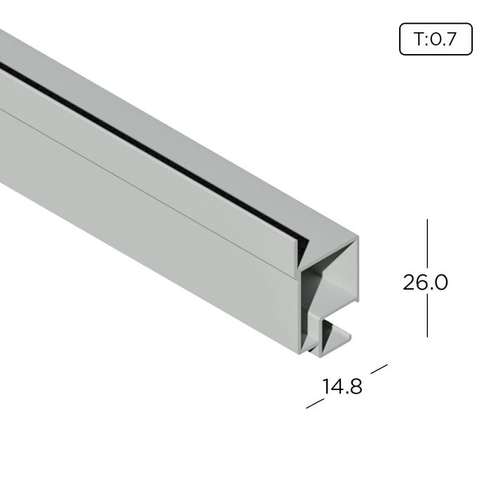 Insect Screen Profiles Aluminum Extrusion Insect Screen Frame Profile Thickness 0.90mm MQ1012 ...