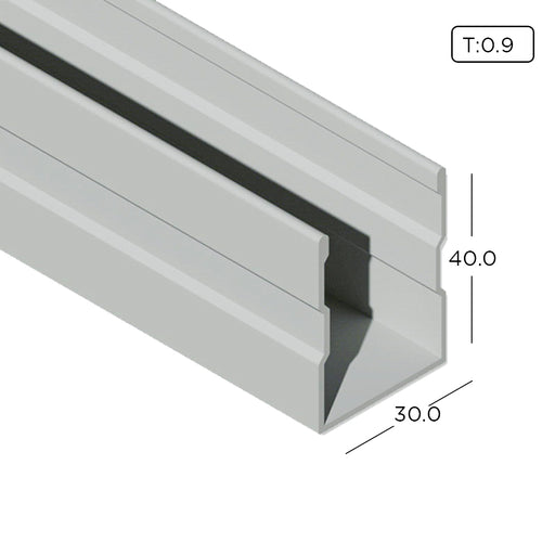 Aluminium Roller Shutter Profile 1.30mm RS12-1 Aluminium Extrusion Profiles ALUCLASS - ALUCLASS MY