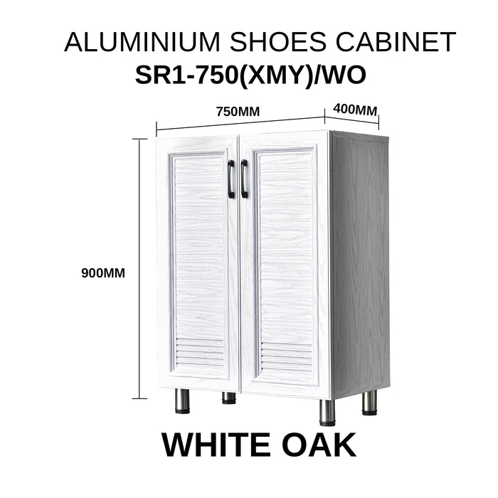 Aluminium Outdoor Shoe Cabinet ALUCLASS Shoe Rack Large Capacity Multi-layer Shoe Rack Rak Kasut - ALUCLASS MY