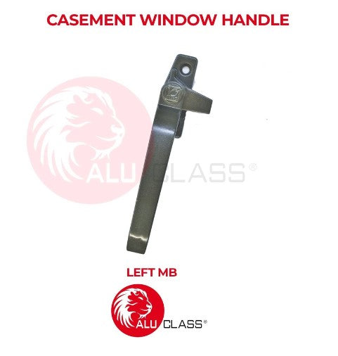 Casement Window Handle ALUCLASS (AA-DEKKO(C) 063-L/H-MB: Left/AA-DEKKO(C) 063-R/H-MB: Right) - ALUCLASS MY