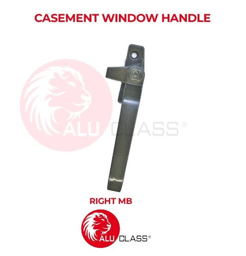 Casement Window Handle ALUCLASS (AA-DEKKO(C) 063-L/H-MB: Left/AA-DEKKO(C) 063-R/H-MB: Right) - ALUCLASS MY