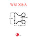 Aluminium Extrusion Kitchen Cabinet & Wardrobe Profile Thickness 0.90mm WR1008-A ALUCLASS - ALUCLASS MY