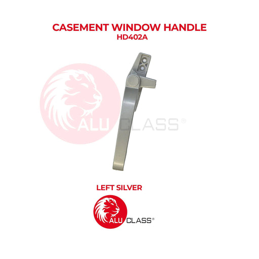 (Bundle of 4) Casement Window Handle ALUCLASS (AA-HD402A (L/R)-BLACK/SILVER/WHITE) - ALUCLASS MY