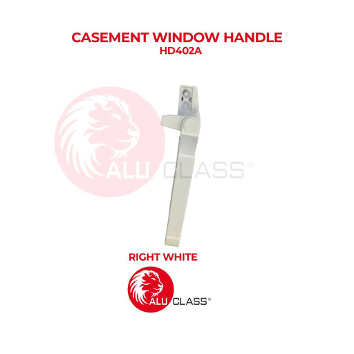 (Bundle of 4) Casement Window Handle ALUCLASS (AA-HD402A (L/R)-BLACK/SILVER/WHITE) - ALUCLASS MY