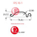 Aluminium Roller Shutter Profile 0.90mm RS16-1 Aluminium Extrusion Profiles ALUCLASS - ALUCLASS MY