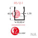 Aluminium Roller Shutter Profile 1.30mm RS12-1 Aluminium Extrusion Profiles ALUCLASS - ALUCLASS MY
